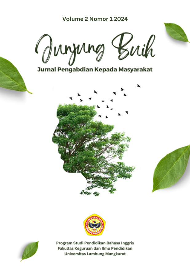 					View Vol. 2 No. 1 (2024): Junjung Buih: Jurnal Pengabdian kepada Masyarakat
				